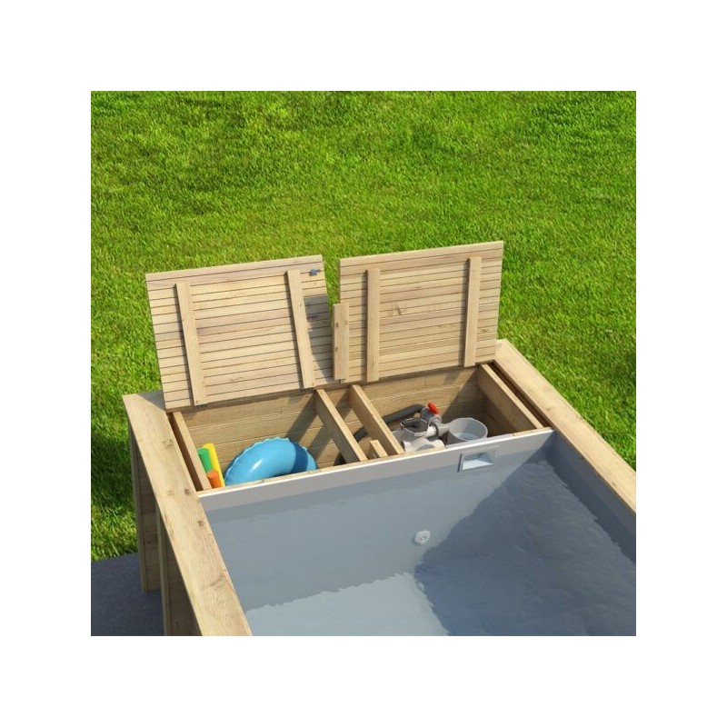 Piscina de madera rectangular POOL'N BOX. 27180018