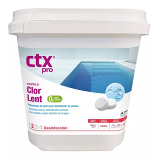 CTX 370.0 ClorLent 25KG. 0% Bórico Cloro lento en pastillas 250gr. 75368