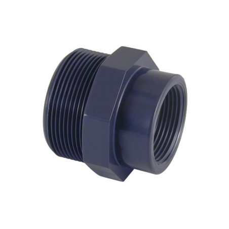 Reducción Roscada PVC macho x hembra D. 1/2" x 3/8". 02272