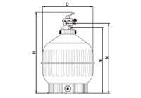 FILTRO CANTABRIC Ø 500 TOP SAL. 1 ½