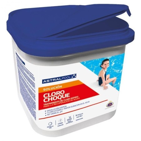 Cloro Choque Tabletas 30gr 5kg Astralpool. 75157
