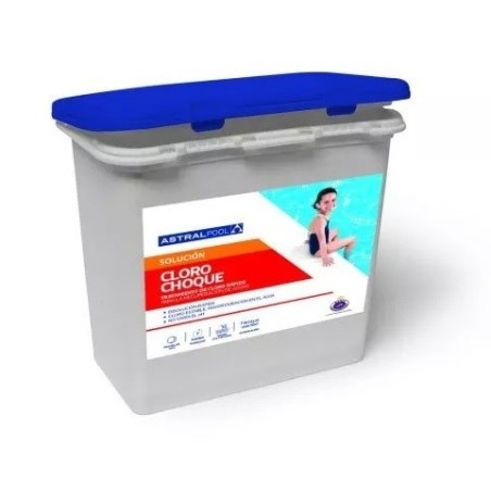 Cloro de choque en tabletas 30gr. 0% BÓRICO 5 KG. ASTRALPOOL. 75370