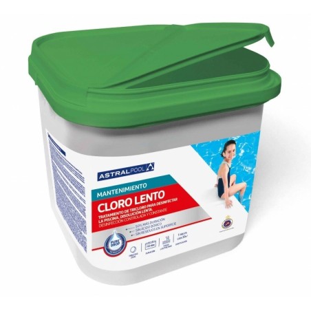 Cloro lento tab 250gr. sin bórico 4Kg. Astralpool. 71722