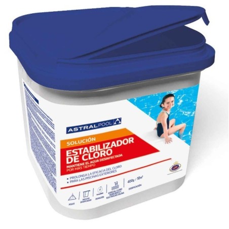ESTABILIZADOR DE CLORO 4'5 kg. ASTRALPOOL. 72812 4UD