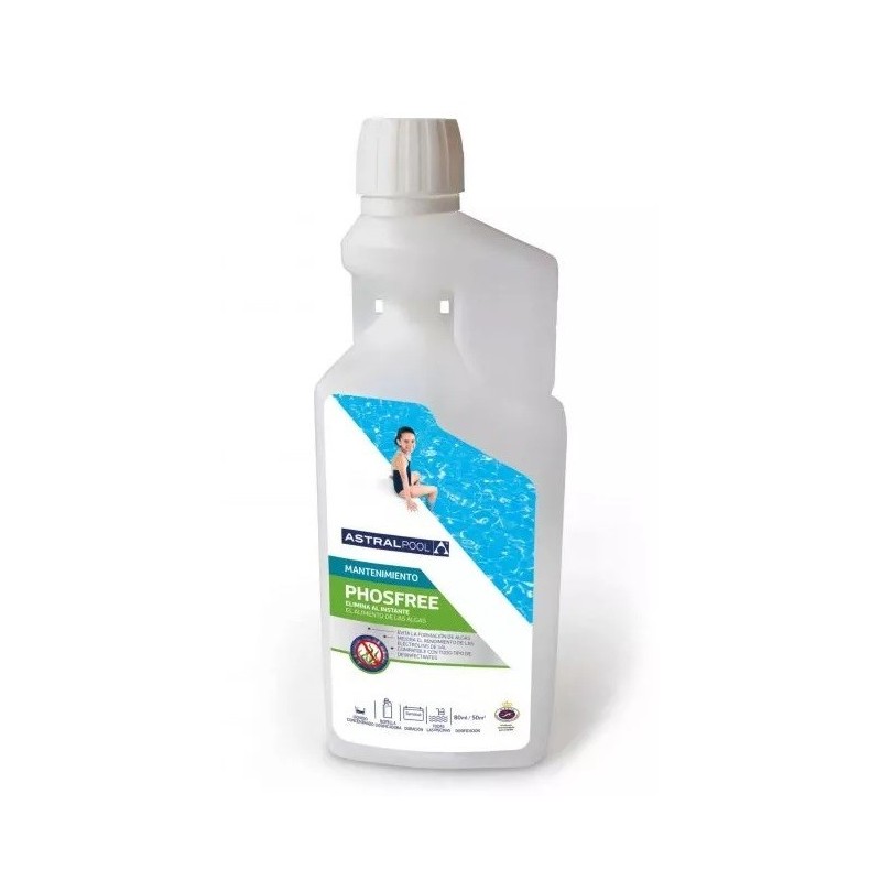 Antialgas Phosfree 1l. Astralpool. 65957