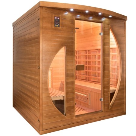 Sauna infrarojos Spectra Poolstar 4 plazas. SN-SPECTRA05R