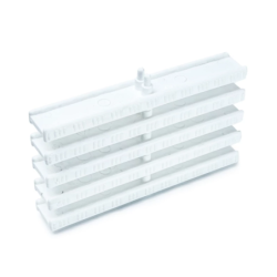 Rejilla piscina blanca curvas reversible 295x35 QP. 500414