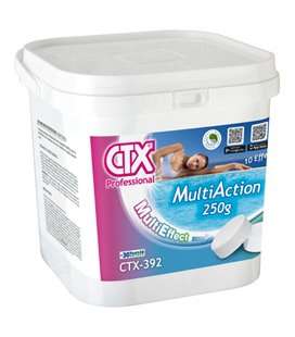 CTX 392. Cloro Multiacción en pastillas de 250gr. de 5kg. 34426