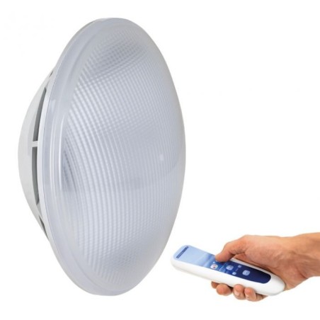 Lámpara LED PAR56 Lumiplus Essential RGB 1100 lm con mando RC 900. 75771