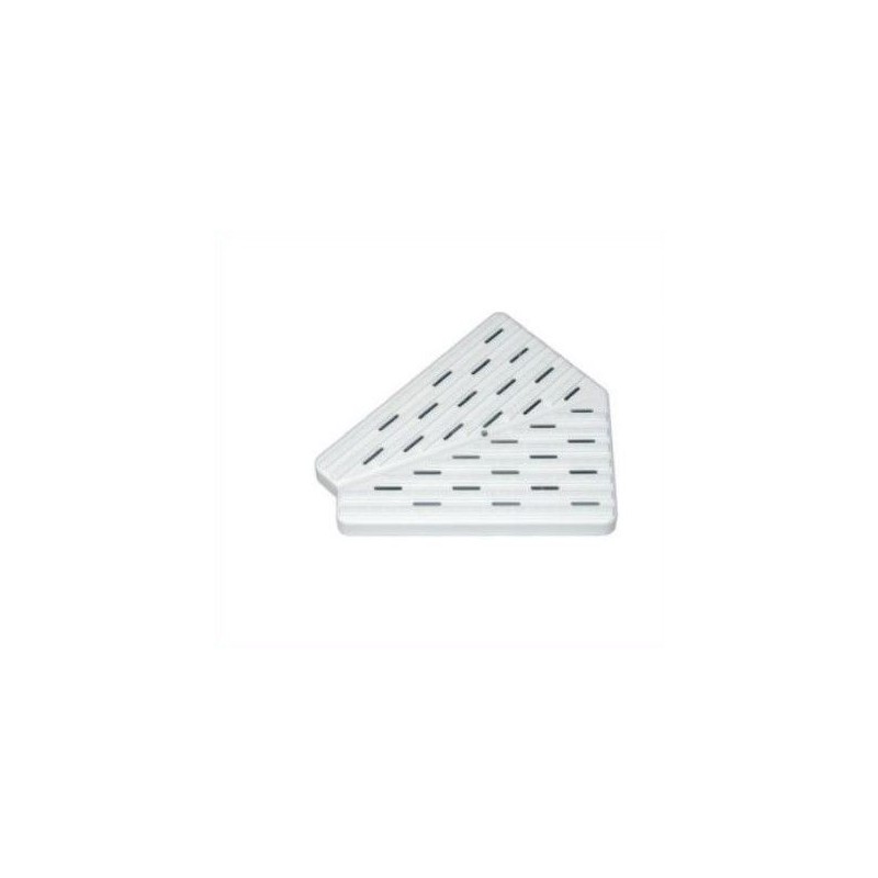 Placa esquina canal rebosadero piscina 45o 22x245mm Astralpool. 22388