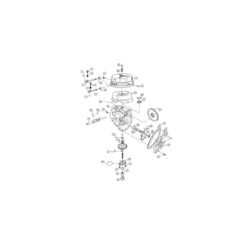 Rueda turbina Letro Sweep Hayward. 101227