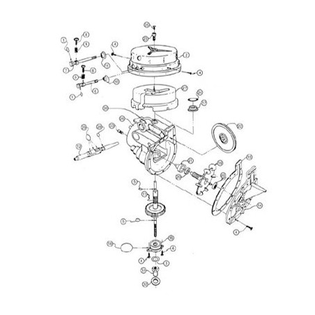 Rueda turbina Letro Sweep Hayward. 101227