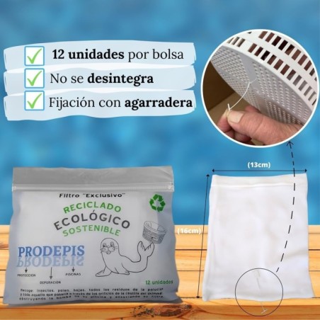 PREFILTRO PARA CESTO SKIMMER 13x16 cm PRODEPIS. 593714
