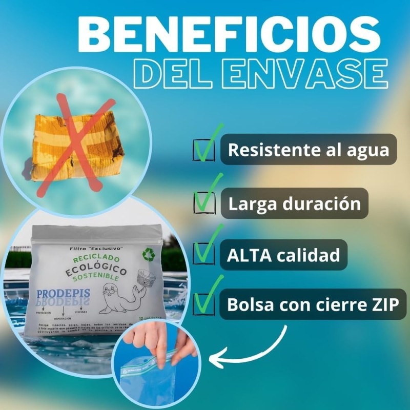 PREFILTRO PARA CESTO SKIMMER 13x16 cm PRODEPIS. 593714