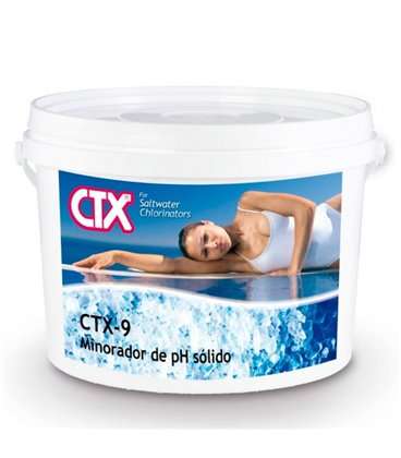 CTX 9. Minorador pH sólido piscinas electrólisis salina 8kg. 40967