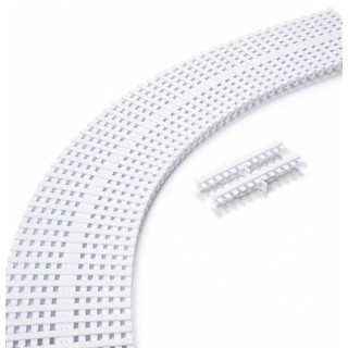 Rejilla piscina blanca para curvas 295x22 Astralpool. 28658