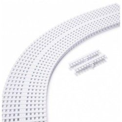 Rejilla piscina blanca para curvas reversible 295x35 Astralpool. 28662