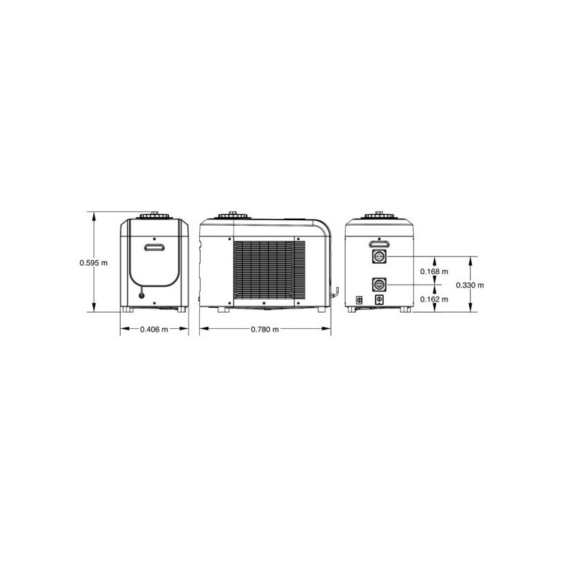 Bomba de calor piscina Poolex Poolican. PC-POOLICAN-2GD
