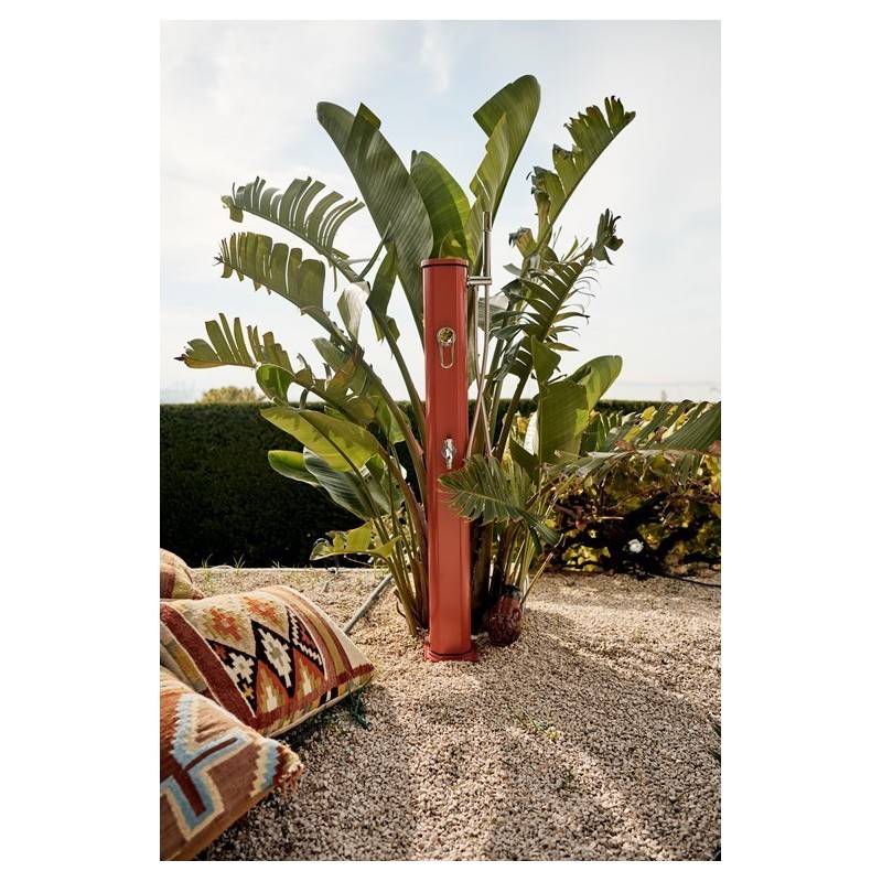 Ducha solar piscina Jolly Go 20L. Terracota. DS-JG141-3016