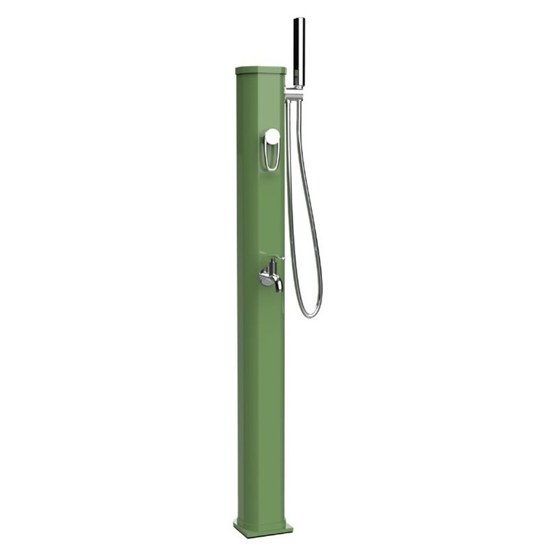 Ducha solar piscina Jolly Go 20L. Verde Reseda. DS-JG141-6011
