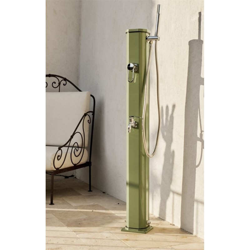 Ducha solar piscina Jolly Go 20L. Verde Reseda. DS-JG141-6011