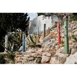 Ducha solar piscina Jolly Go 20L. Verde Reseda. DS-JG141-6011