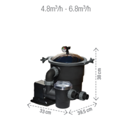 Poolex FILTER MAX 6,8 unidad de filtración. PF-FILMAX06