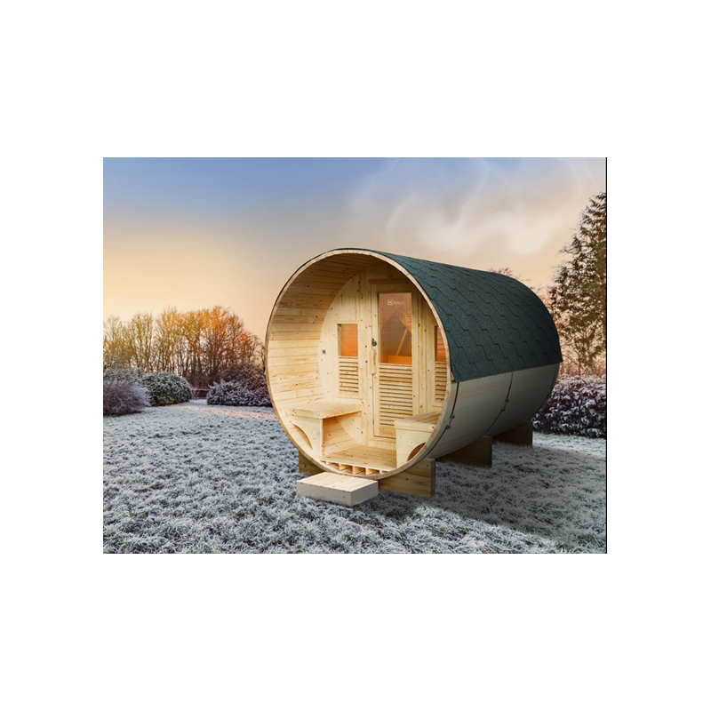 Sauna exterior Gaïa Luna Poolstar 6 plazas. HL-T250E