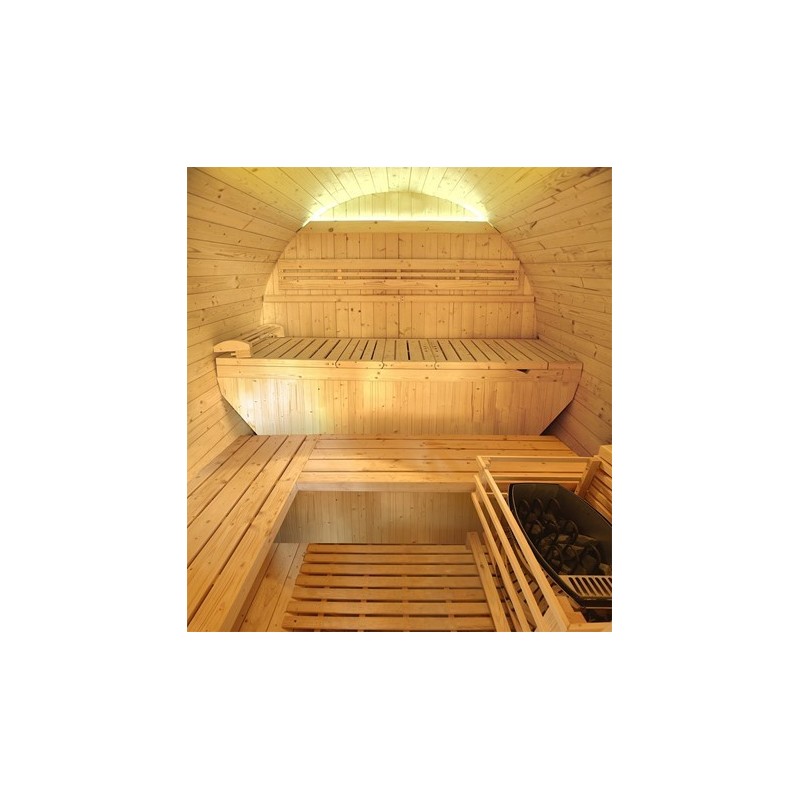 Sauna exterior Gaïa Luna Poolstar 6 plazas. HL-T250E