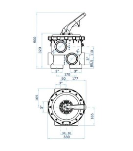 VÁLVULA SELECTORA 3" MAGNUM 2