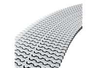 Rejilla transversal rebosadero curvas 245mm Astralpool. 34191