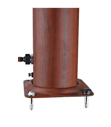 Ducha solar redonda aspecto madera Gre. DSALR32W